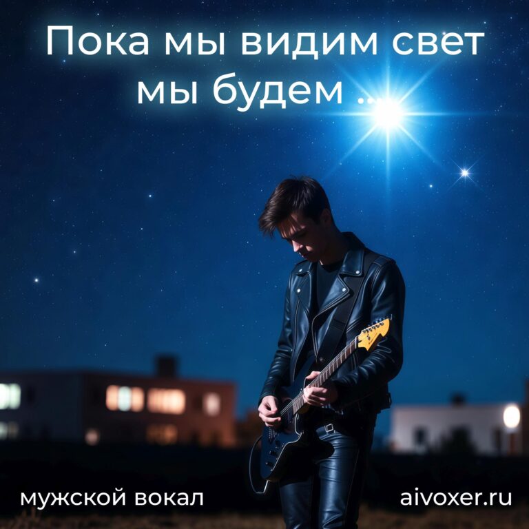 Пока мы видим свет — мужской вокал